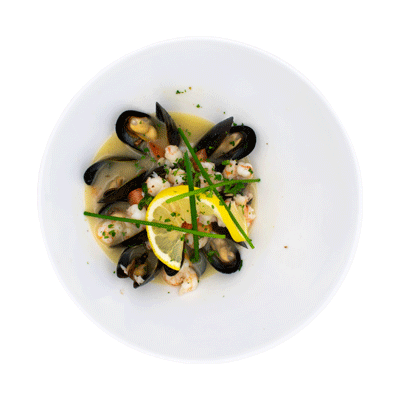 Mussels and Manilla Clams